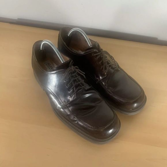 ALFANI DOUBLE STITCHED MENS DERBY SHOES MADE IN ITALY STALLONE 12 MEDIUM - Picture 1 of 10